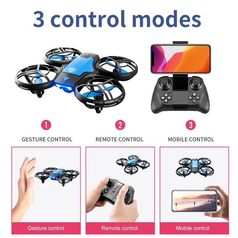 V8 New Mini Drone 4K Professio - Rc Helicopter Case 评论和价格